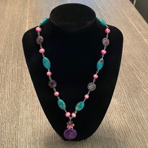 Multi stone necklace